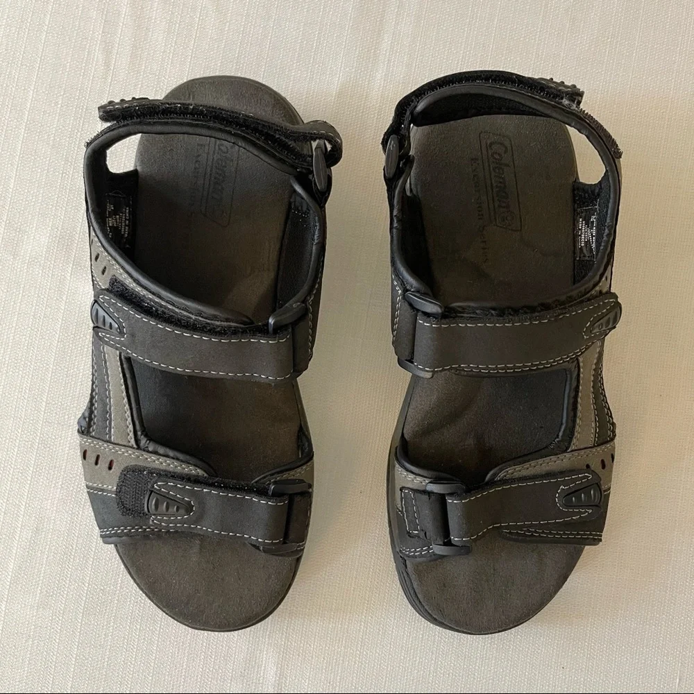 Coleman Excursion Series Men’s Black And Gray Sandals